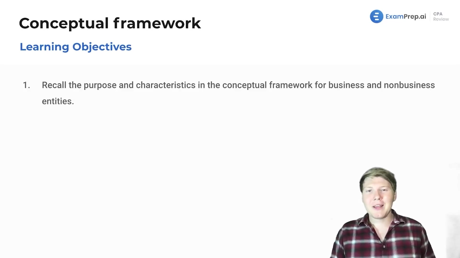 Conceptual Framework Overview lesson thumbnail