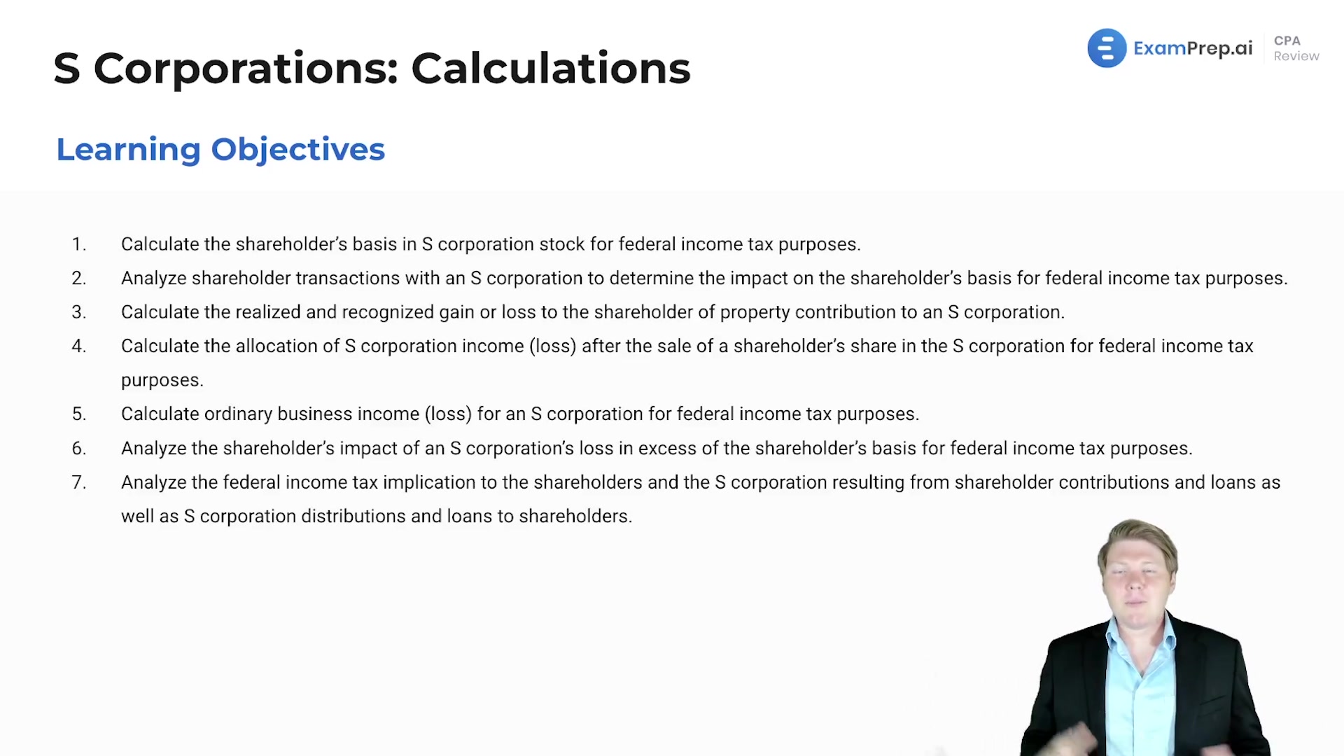 S Corporations: Calculations Overview lesson thumbnail