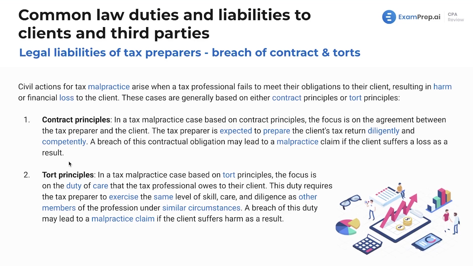 Legal Liabilities of Tax Preparers lesson thumbnail