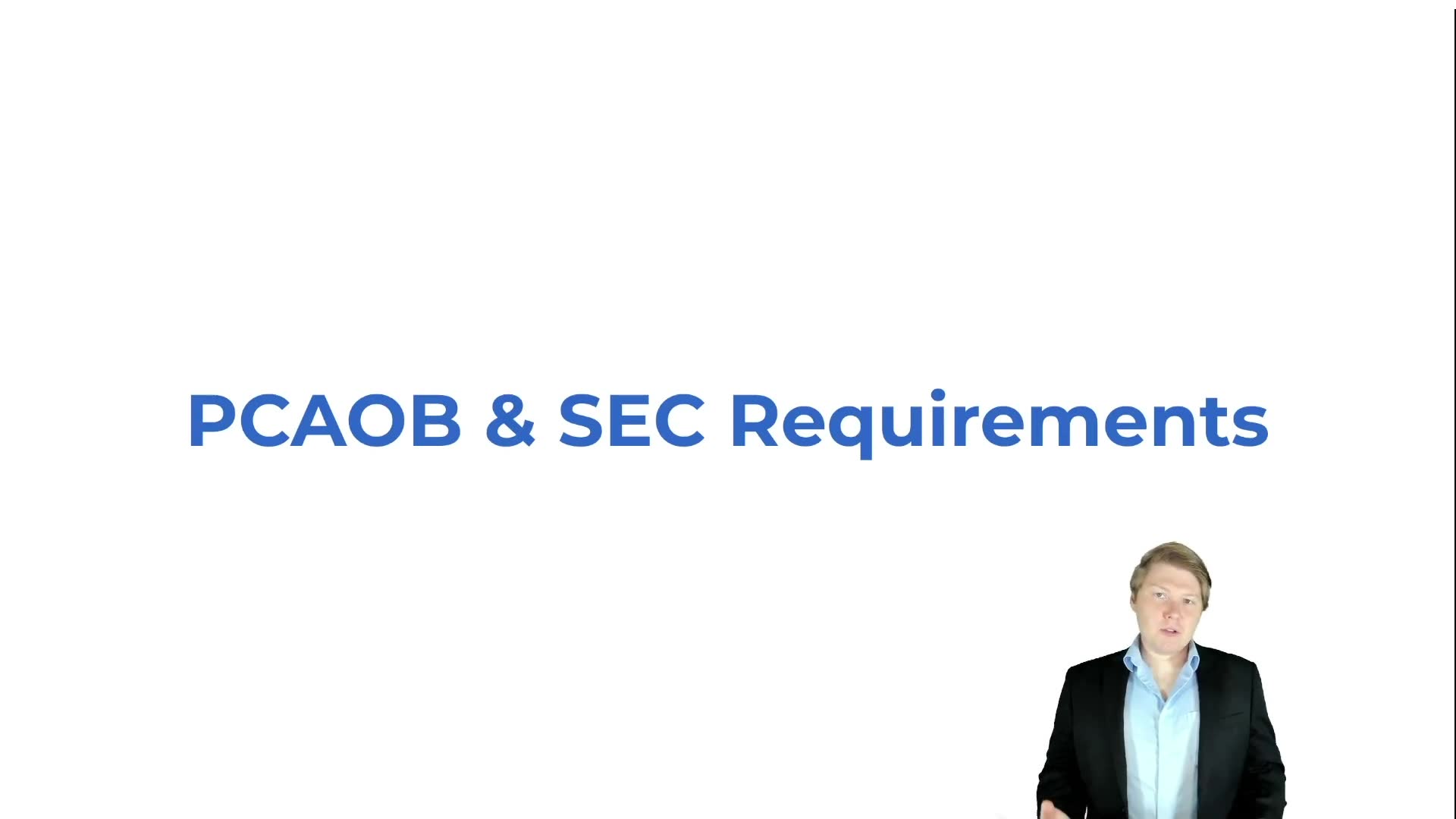 PCAOB & SEC Requirements Overview lesson thumbnail