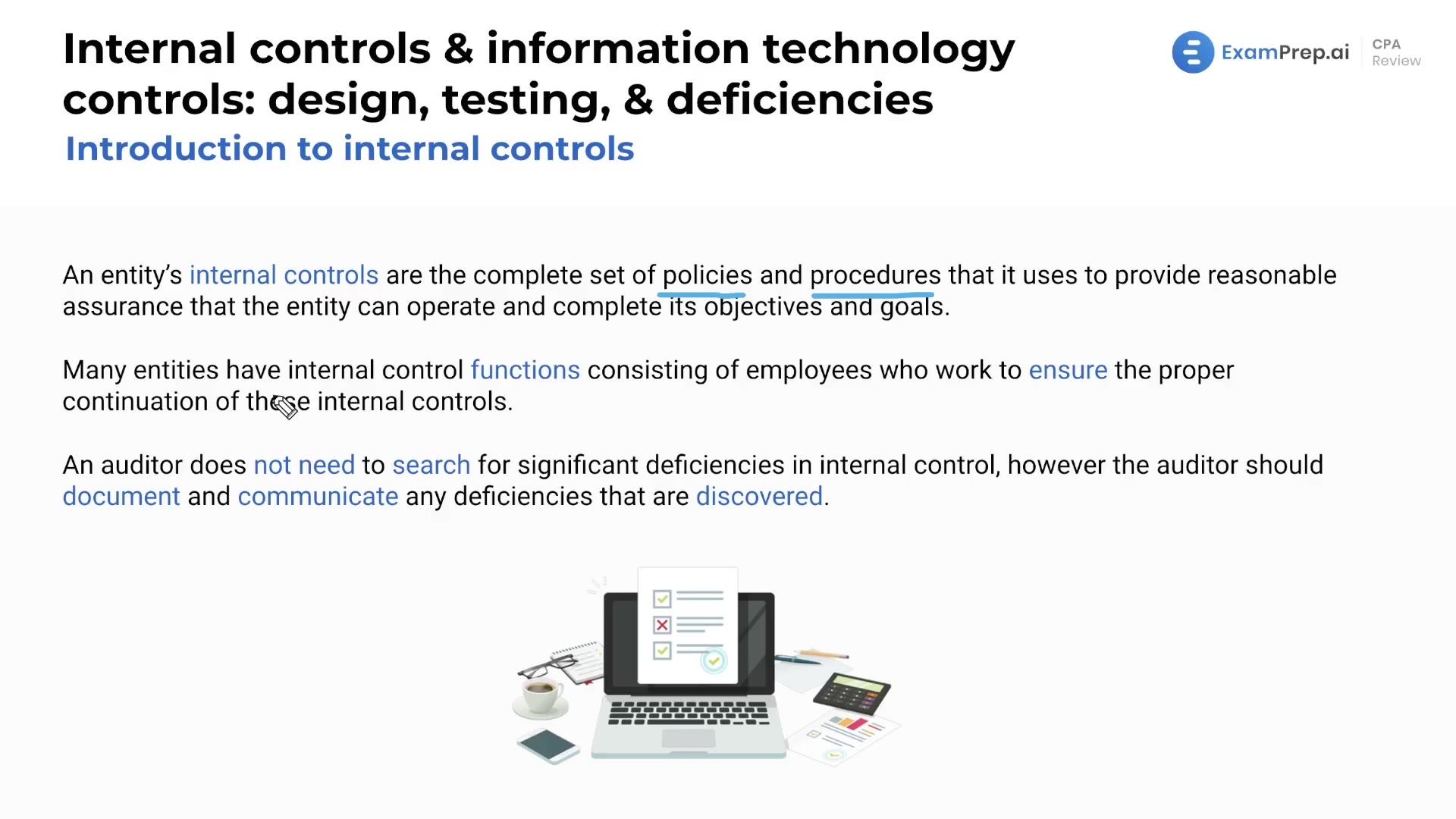 Introduction to Internal Controls and Information Technology Controls lesson thumbnail