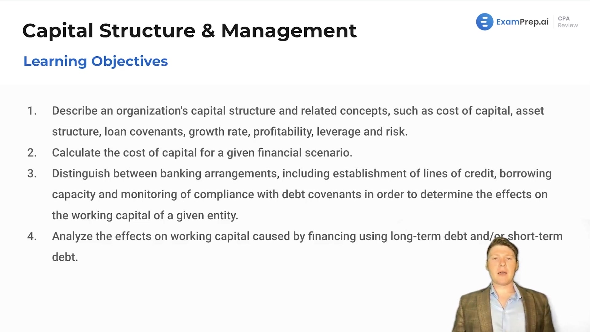 Capital Structure and Management Overview and Objectives lesson thumbnail