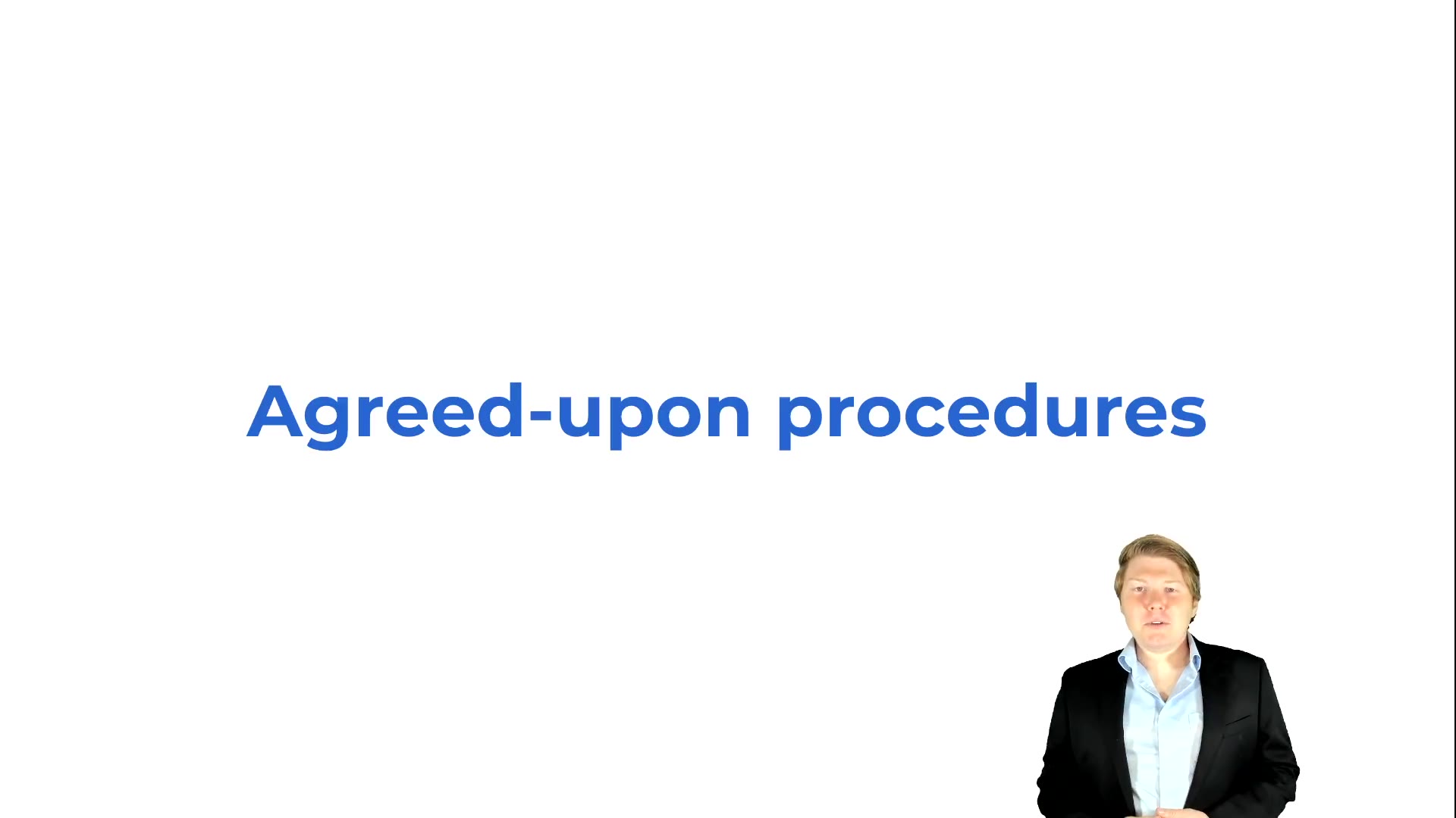 Agreed-upon Procedures Overview lesson thumbnail