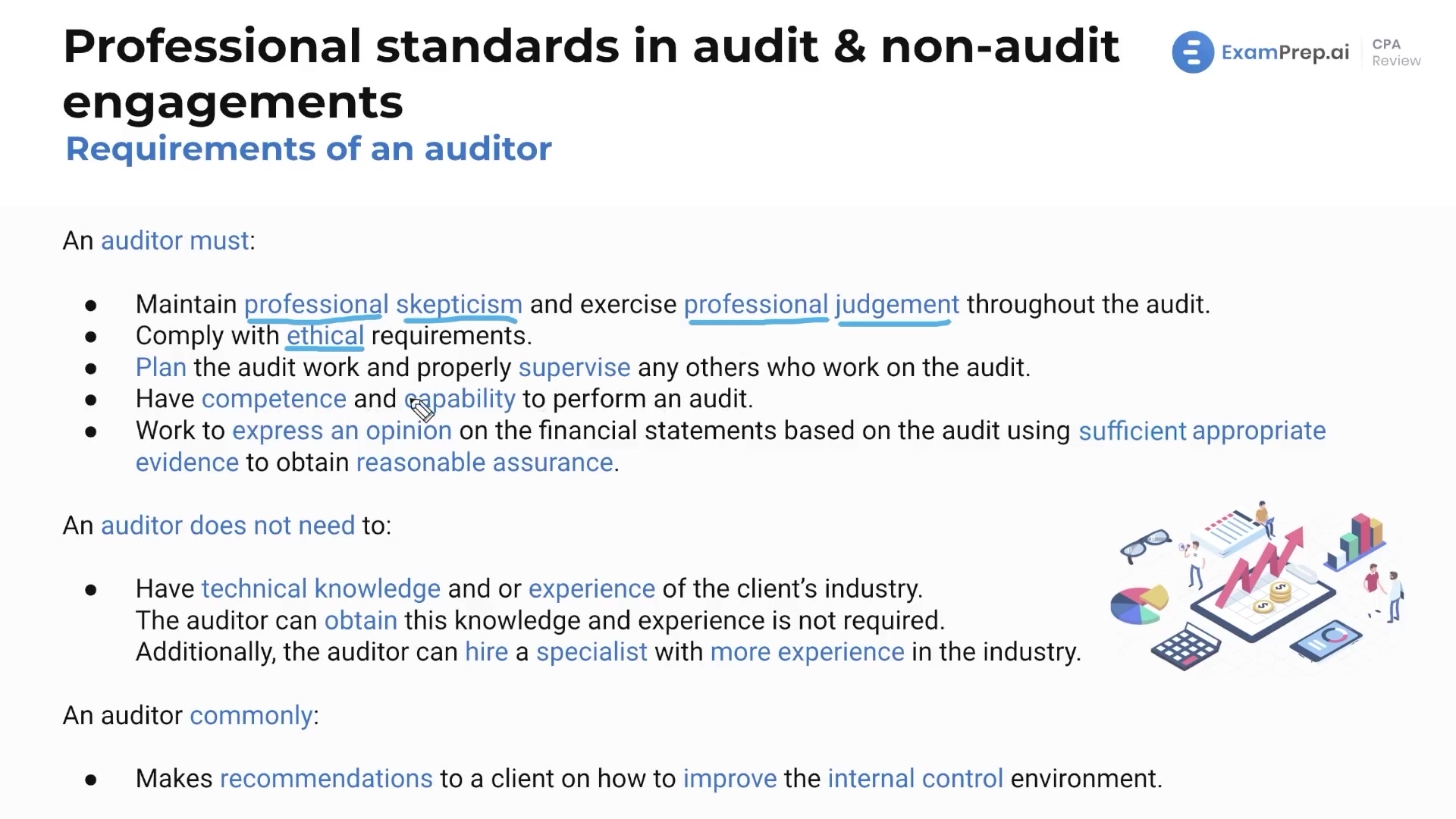 Requirements of an Auditor lesson thumbnail