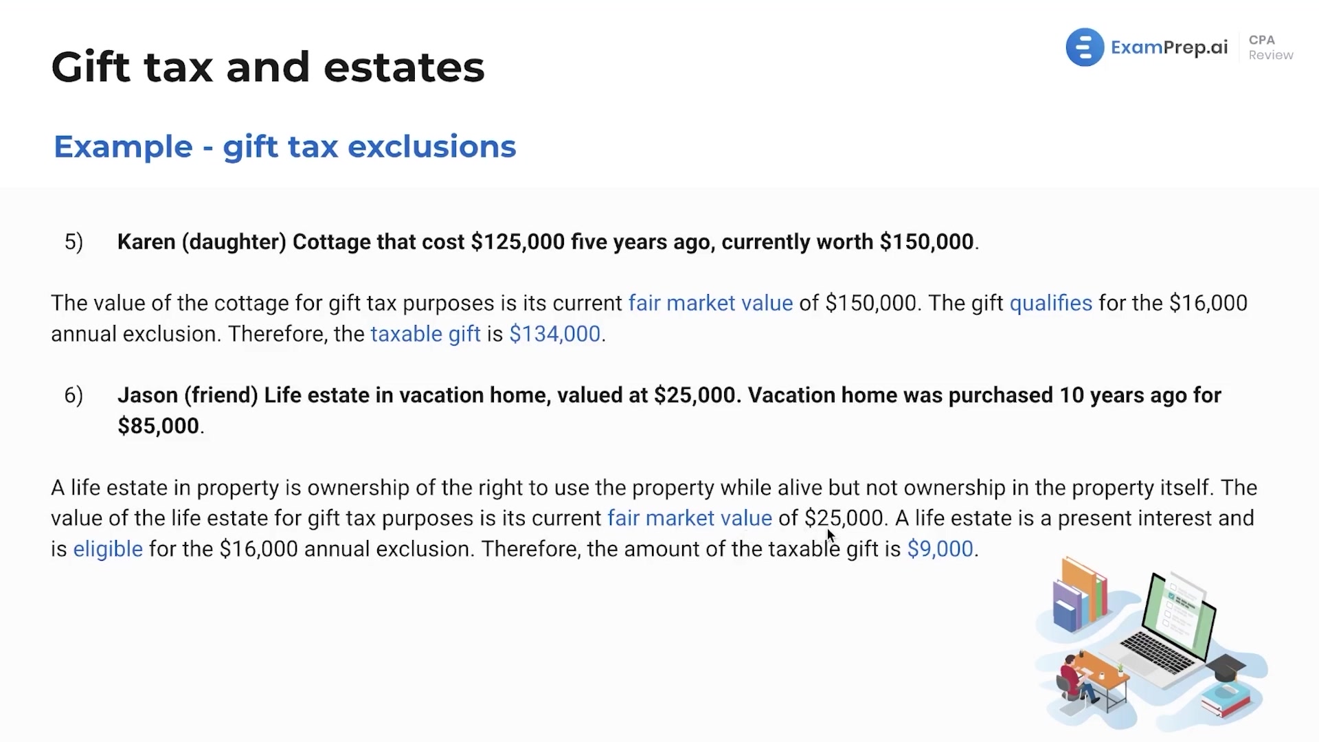 Gift Tax Exclusions lesson thumbnail