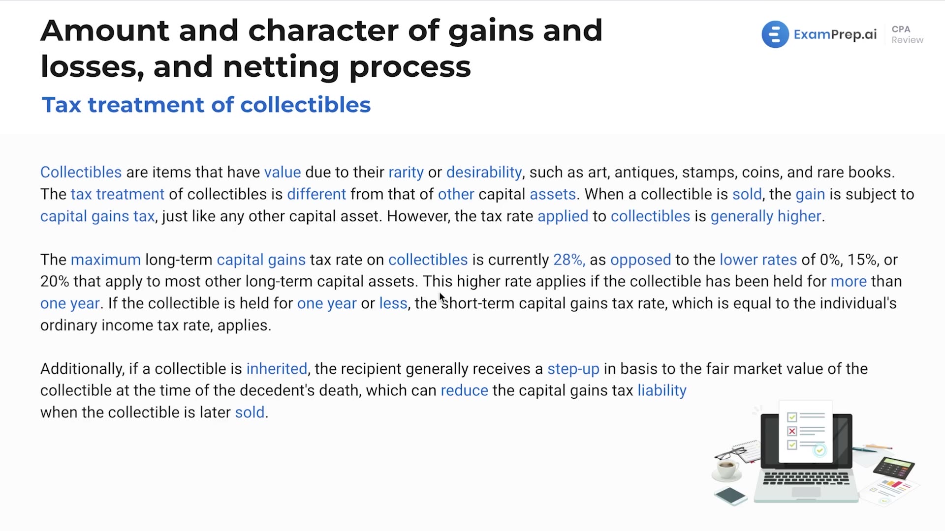 Tax Treatment of Collectibles lesson thumbnail