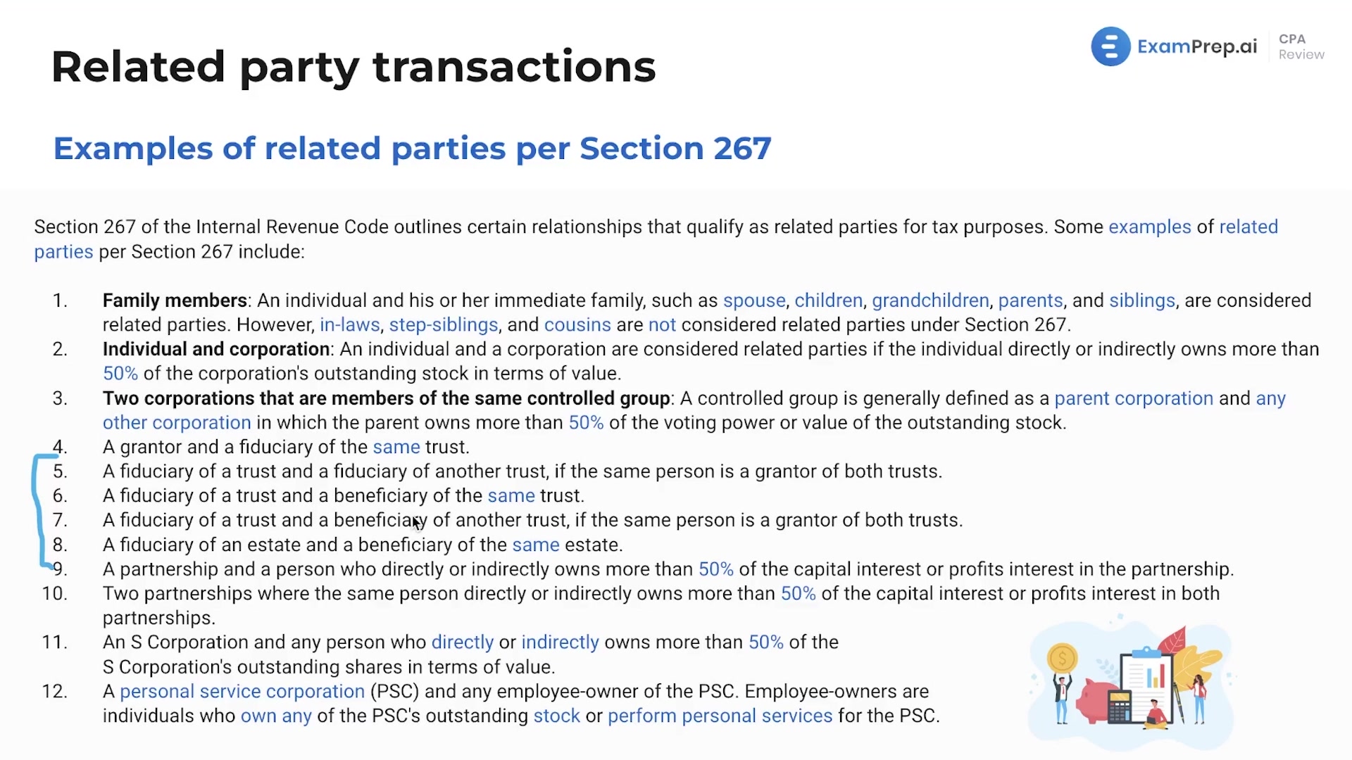 Examples of Related Parties lesson thumbnail