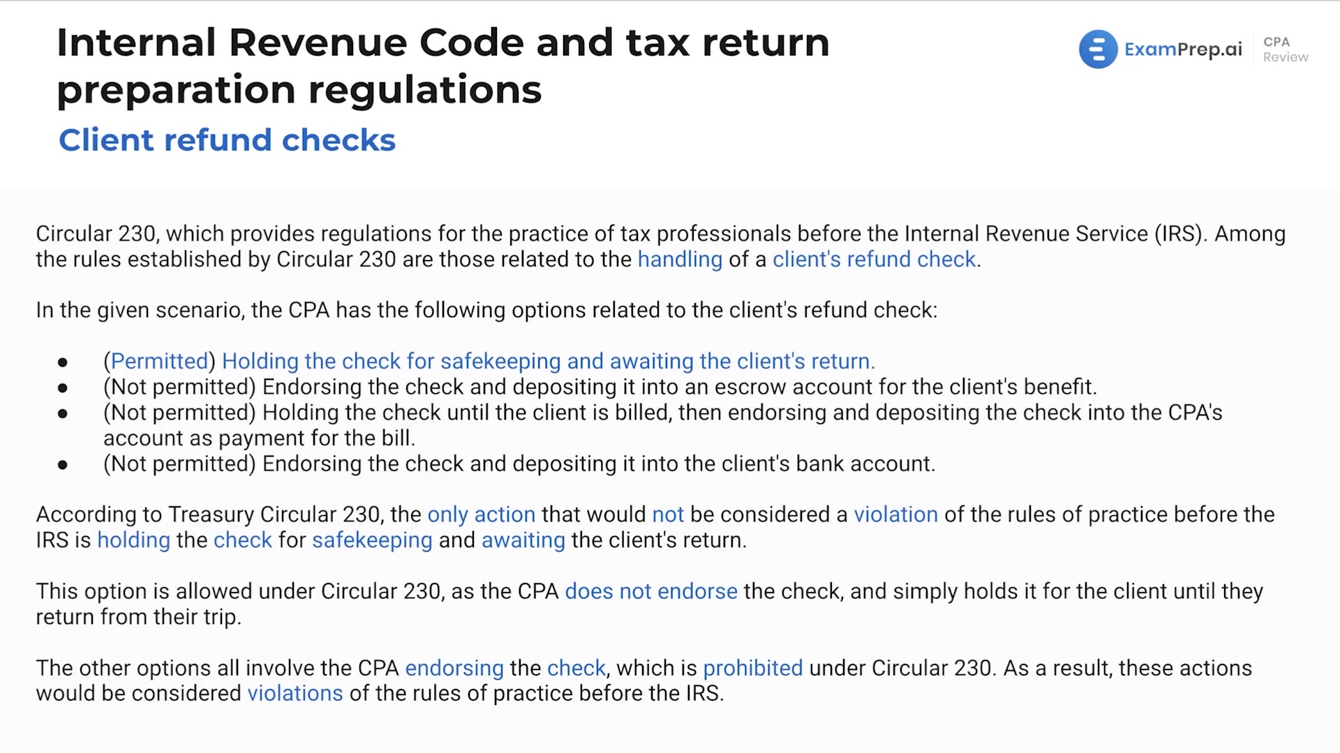 Client Refund Checks lesson thumbnail