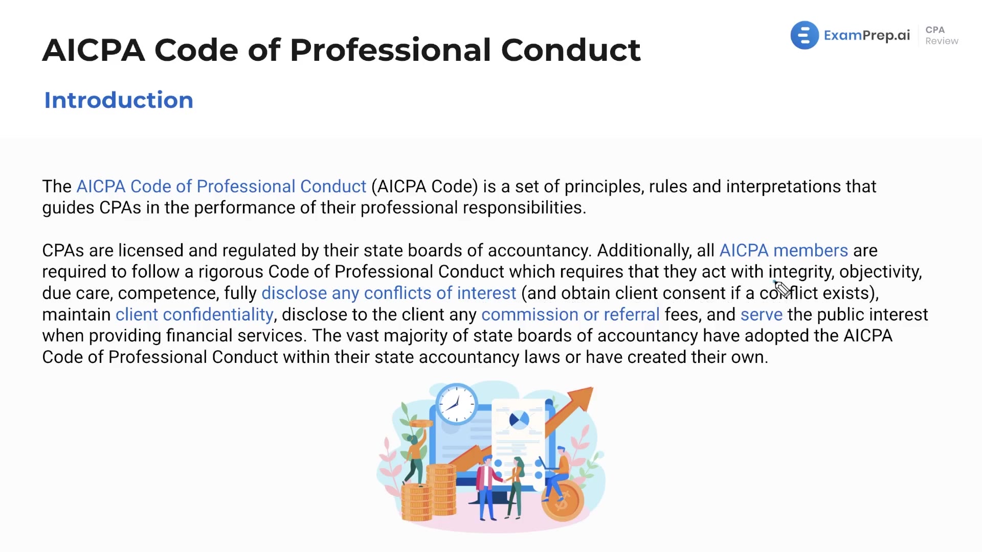Lesson Aicpa Code Of Professional Conduct Objectives