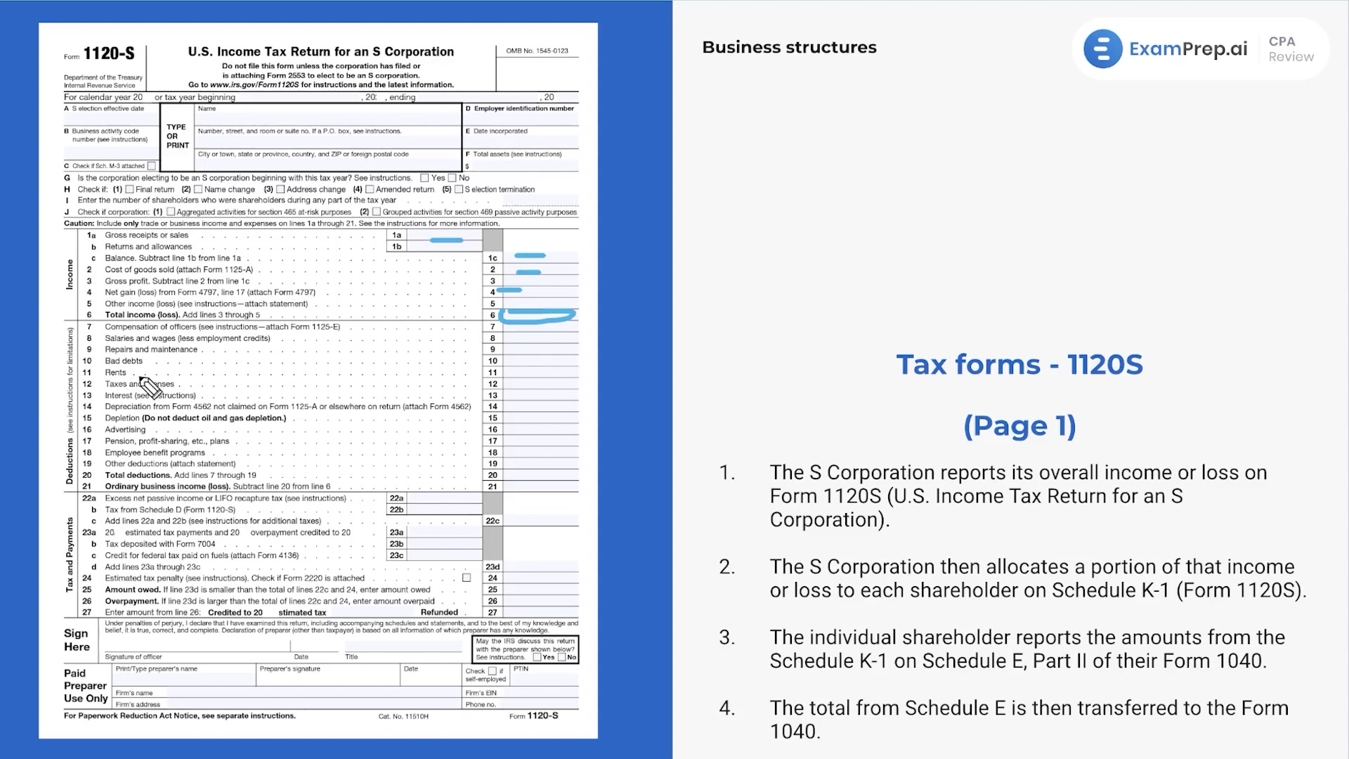 S Corporation lesson thumbnail