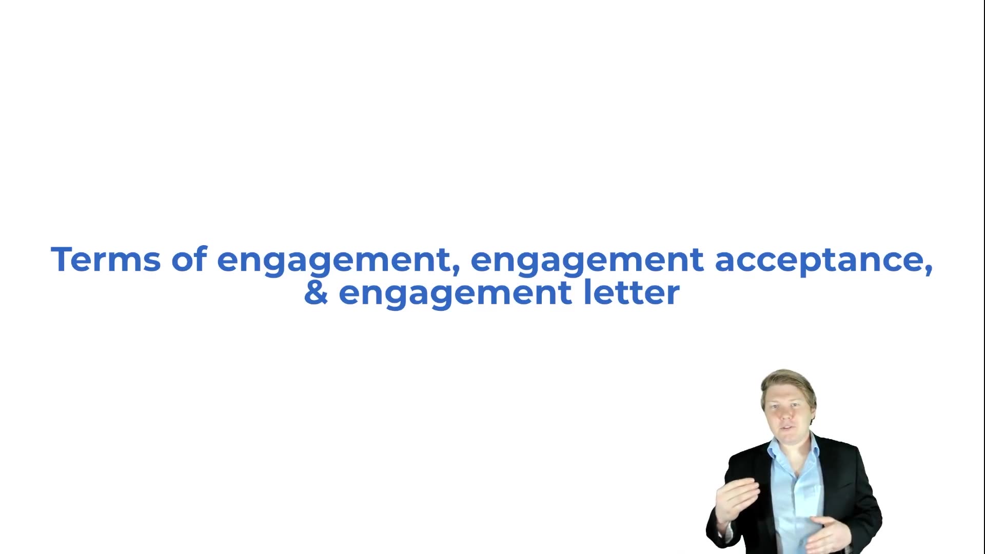 Terms of Engagement, Engagement Acceptance, & Engagement Letter Overview lesson thumbnail
