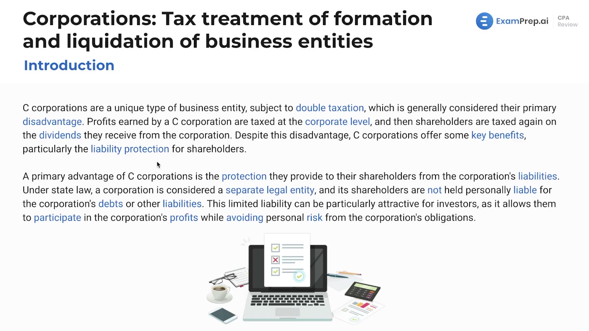 Introduction to Tax Treatment of Corporations lesson thumbnail