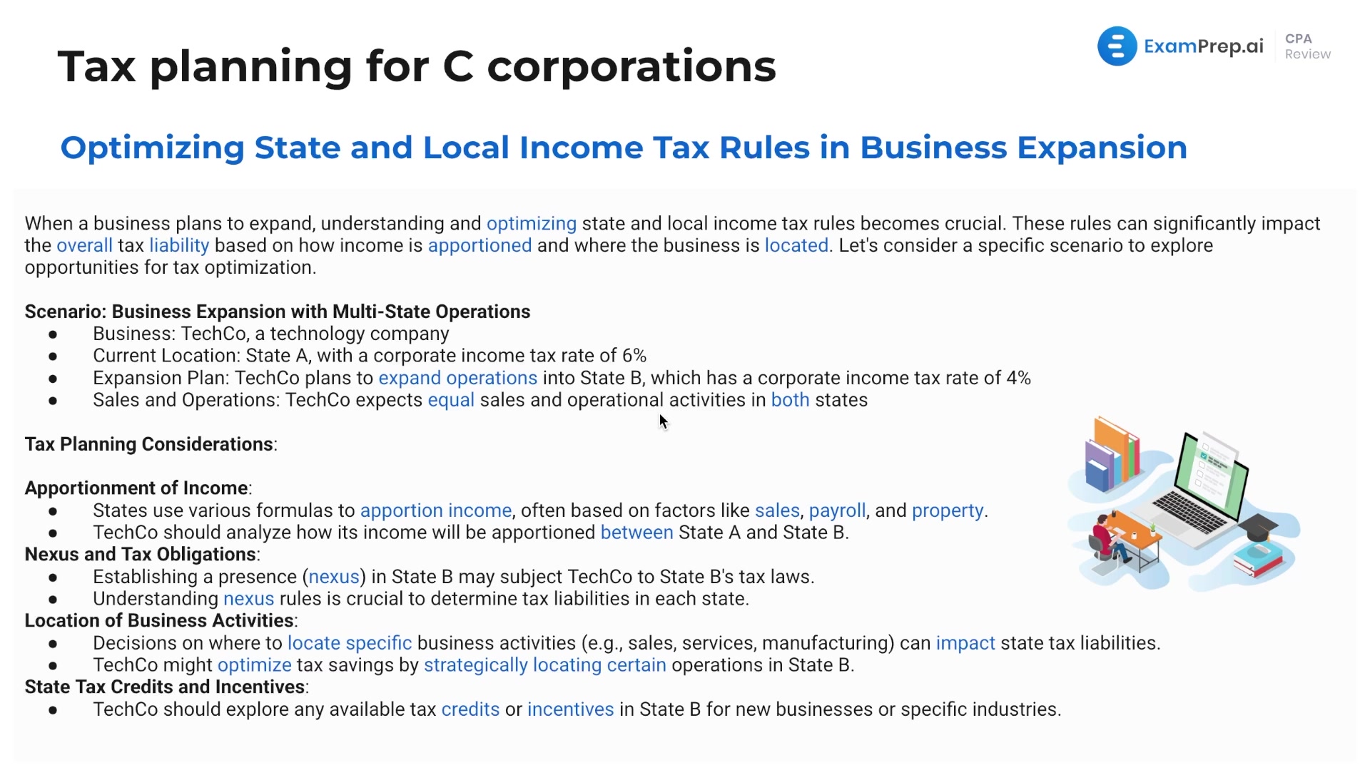 Optimizing State and Local Income Tax Rules lesson thumbnail