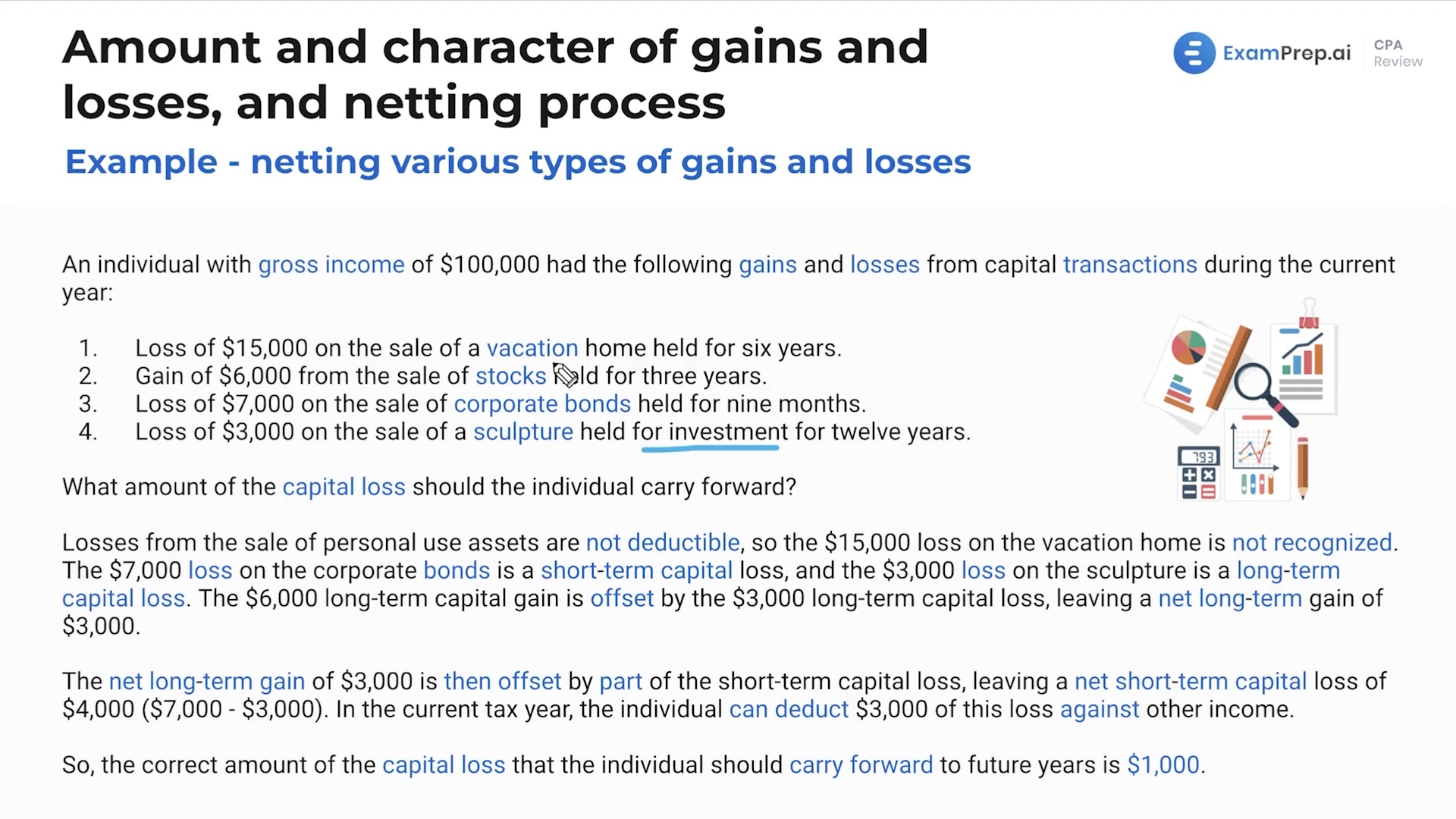 Capital Gains and Losses for Individuals lesson thumbnail