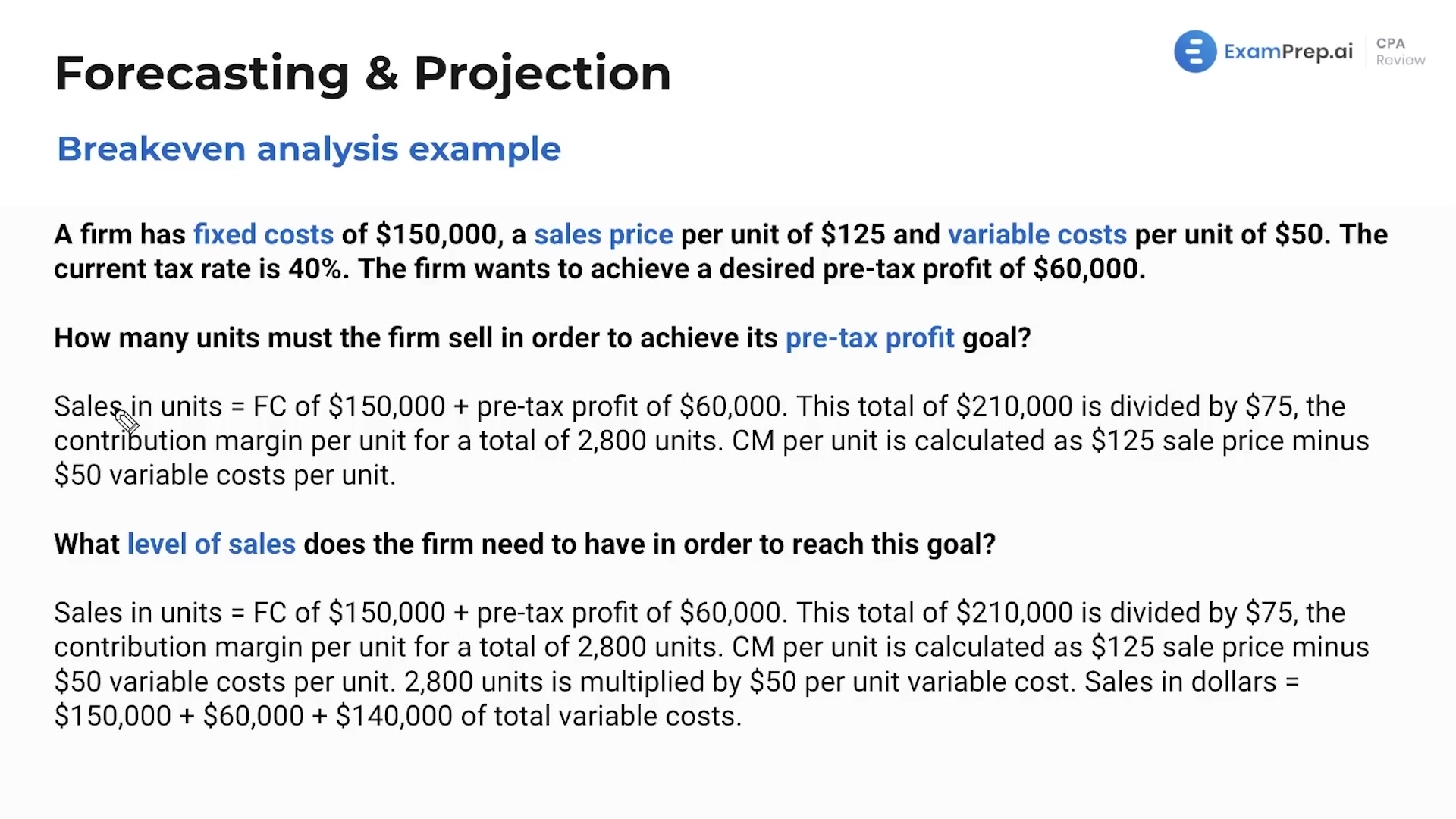 Cost-Volume Profit Analysis lesson thumbnail