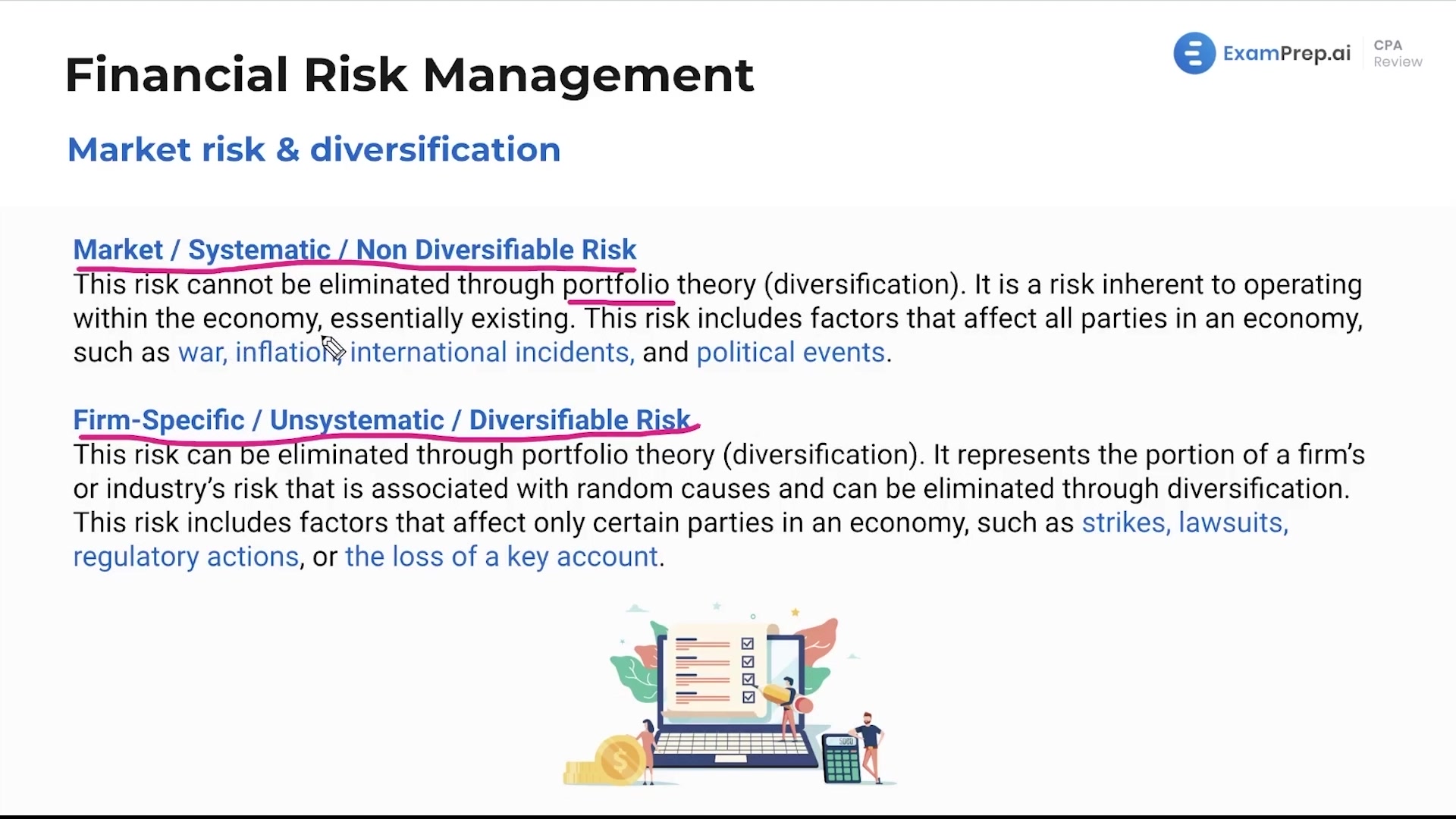 Market Risk and Diversification lesson thumbnail