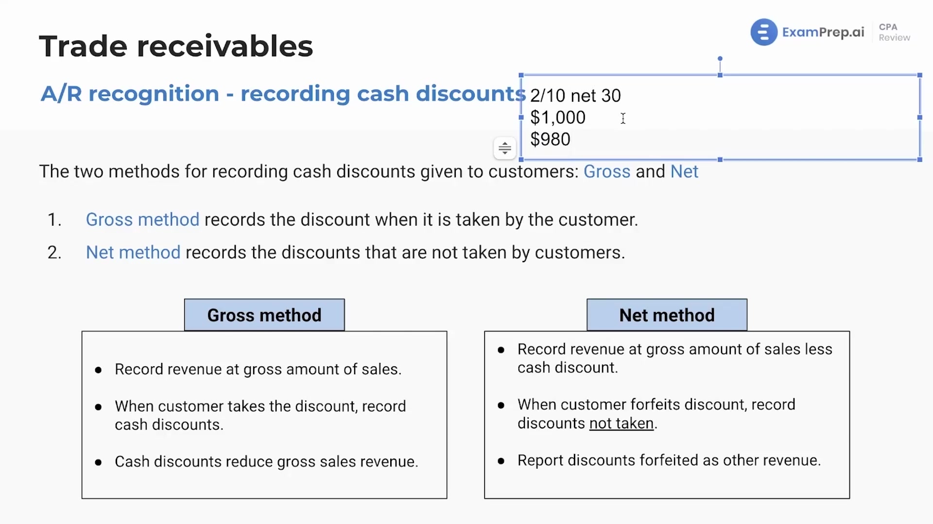 Recording Cash Discounts lesson thumbnail