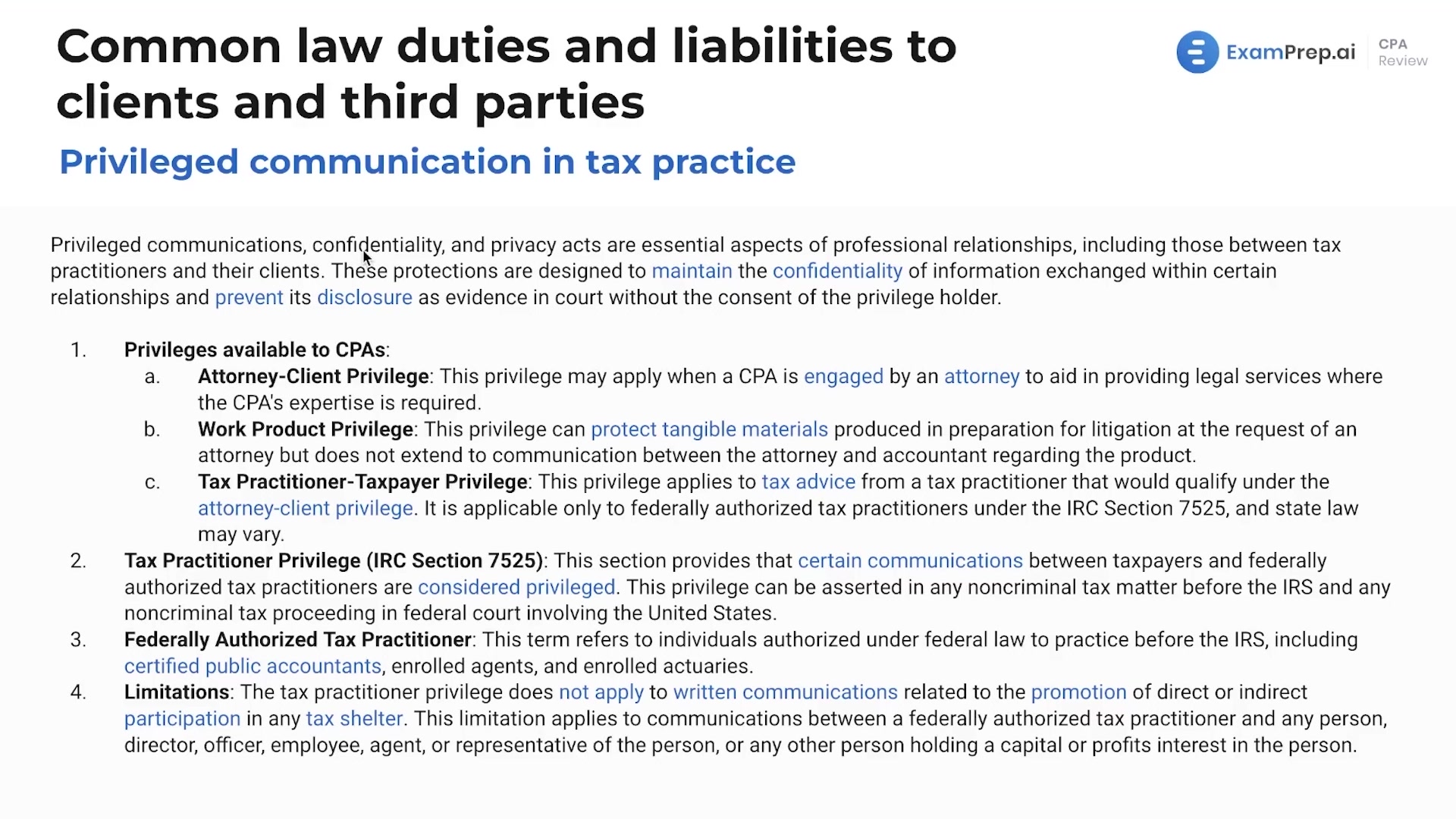 Privileged Communication in Tax Practice lesson thumbnail