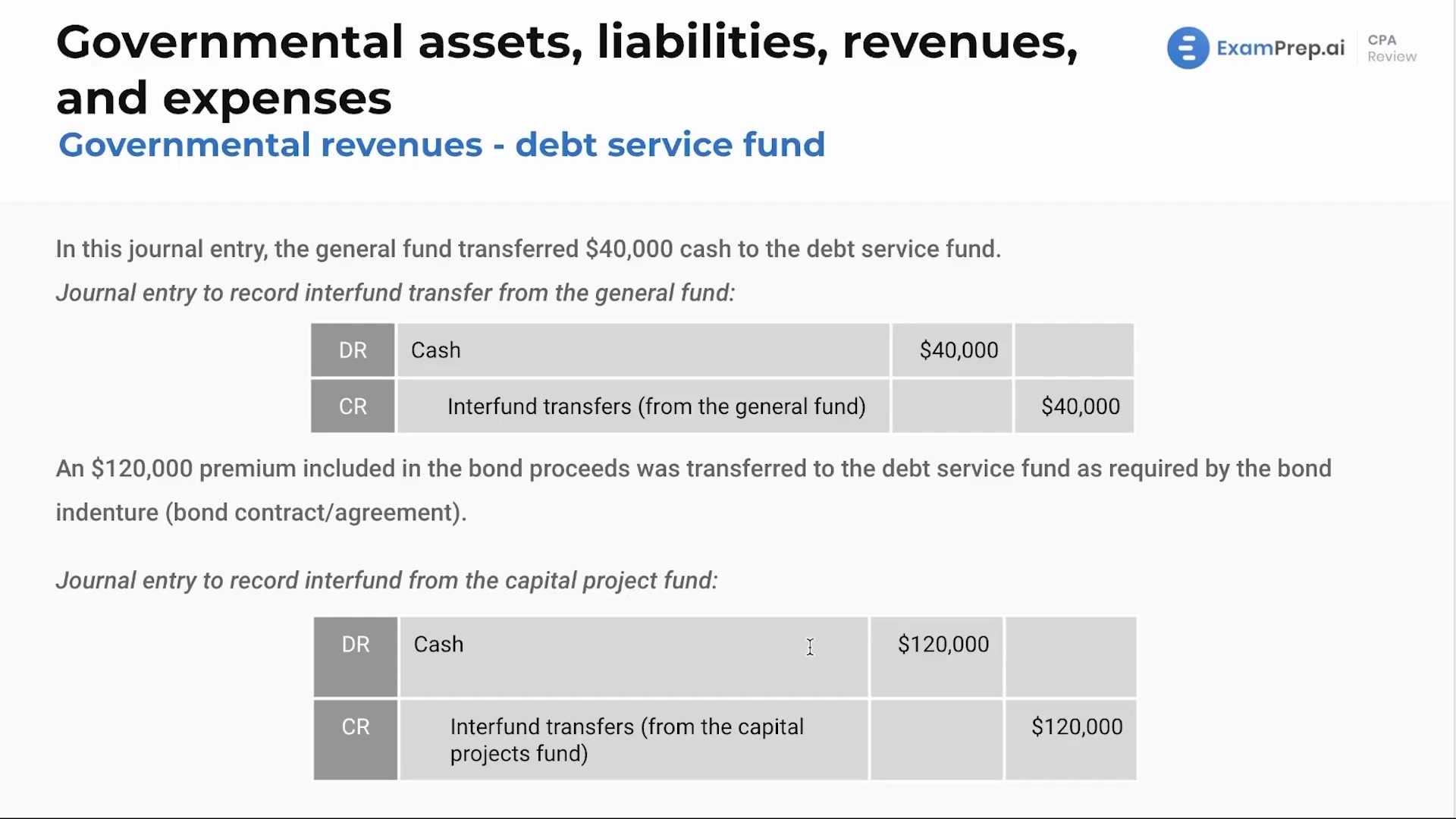 Governmental Revenues - Debt Service Fund lesson thumbnail