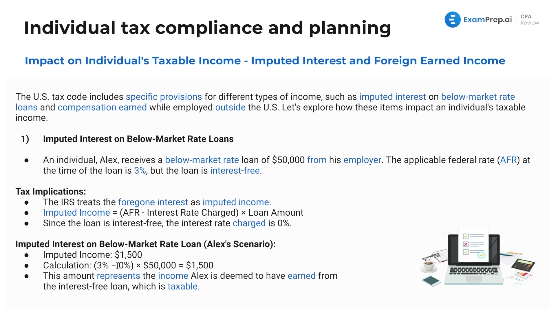 Imputed Interest and Foreign-Earned Income lesson thumbnail