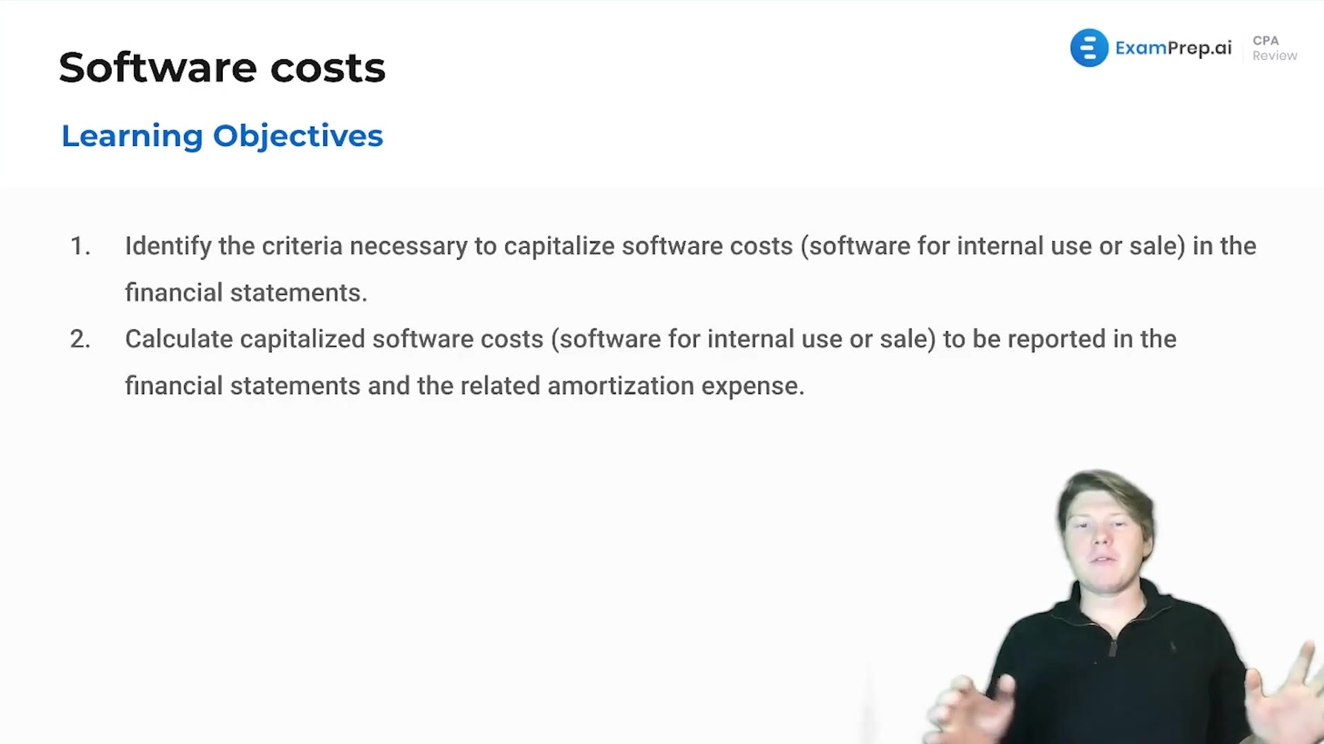 Software Costs Overview and Objectives lesson thumbnail