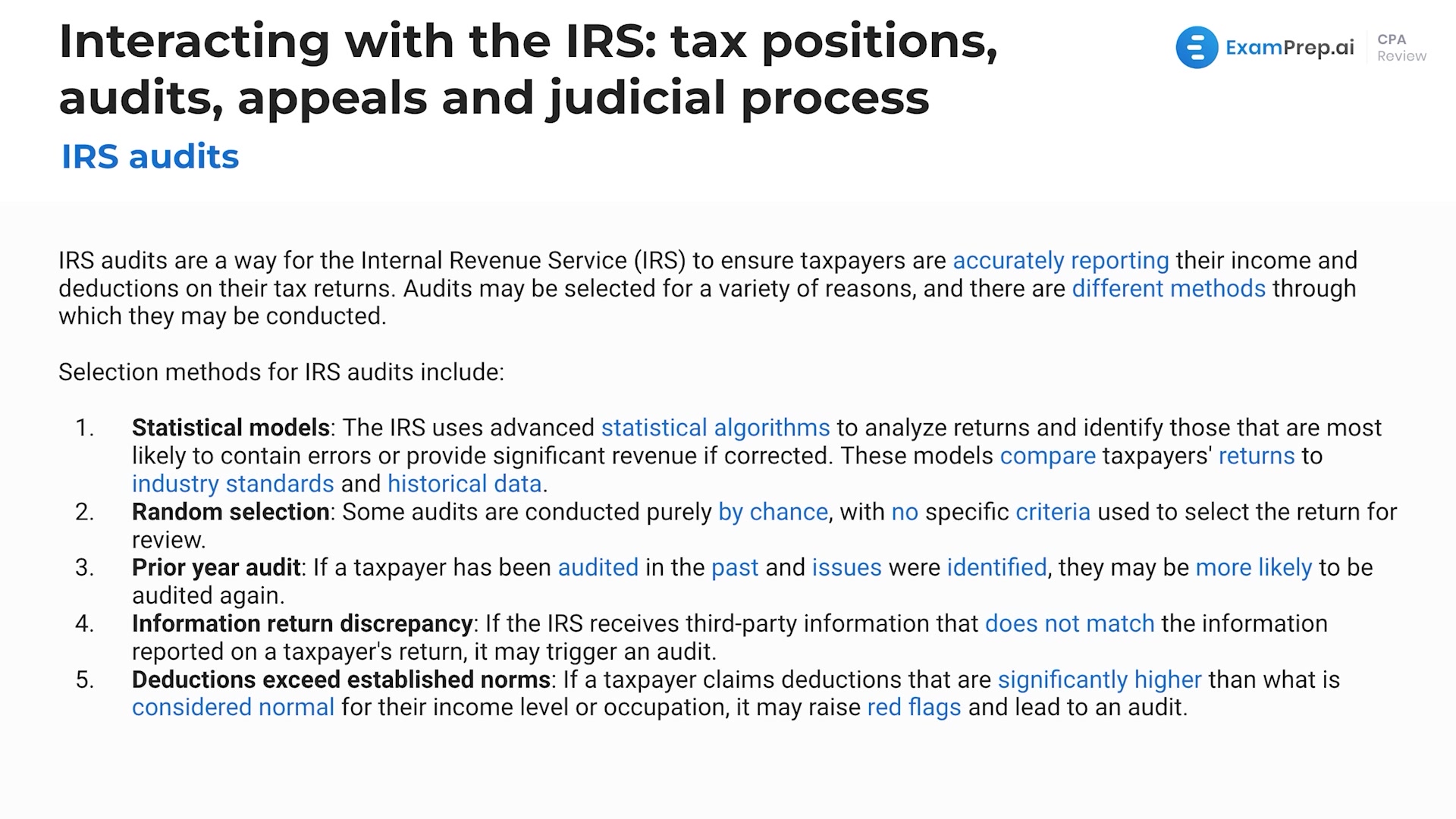 IRS Audits lesson thumbnail