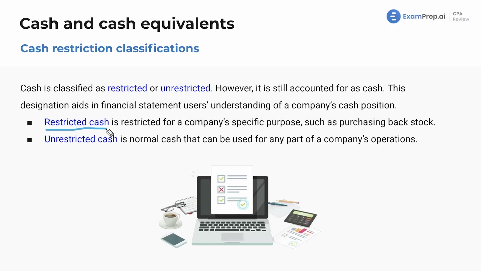 Cash Restriction Classification lesson thumbnail