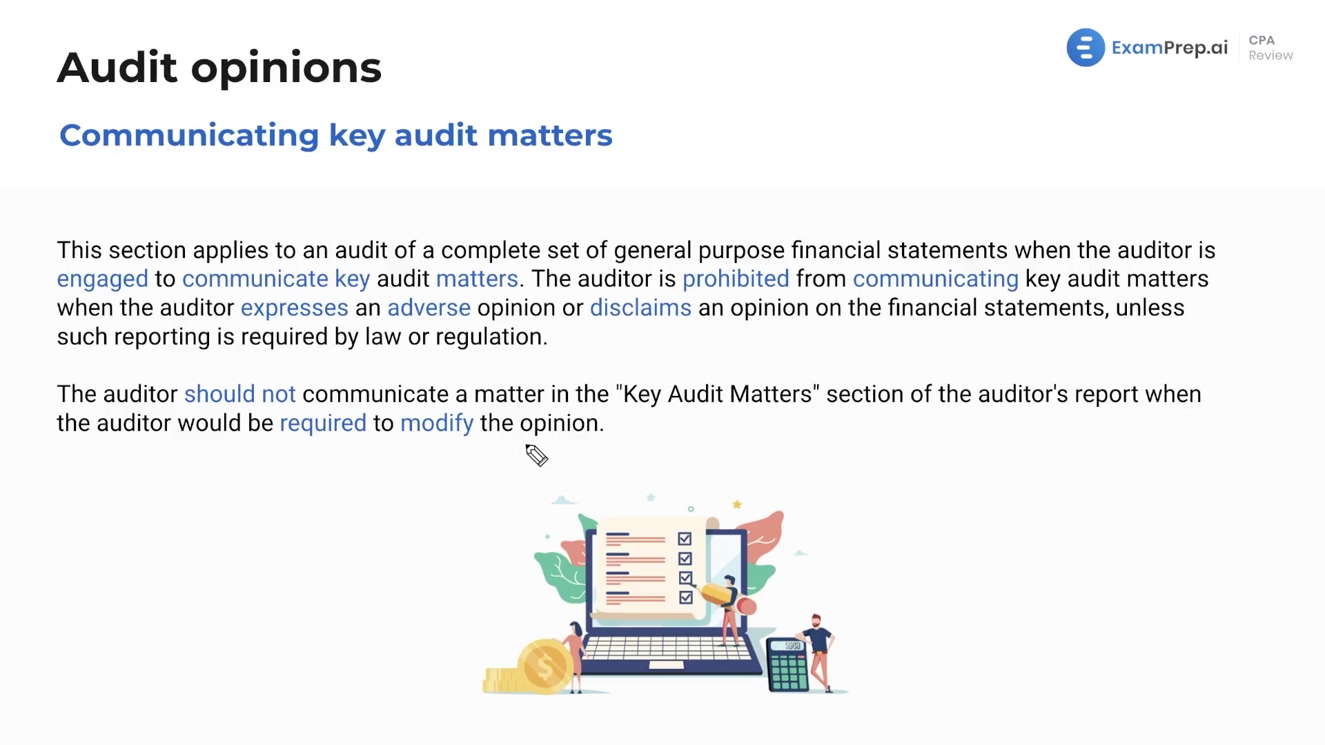 Critical Audit Matters and Key Audit Matters lesson thumbnail