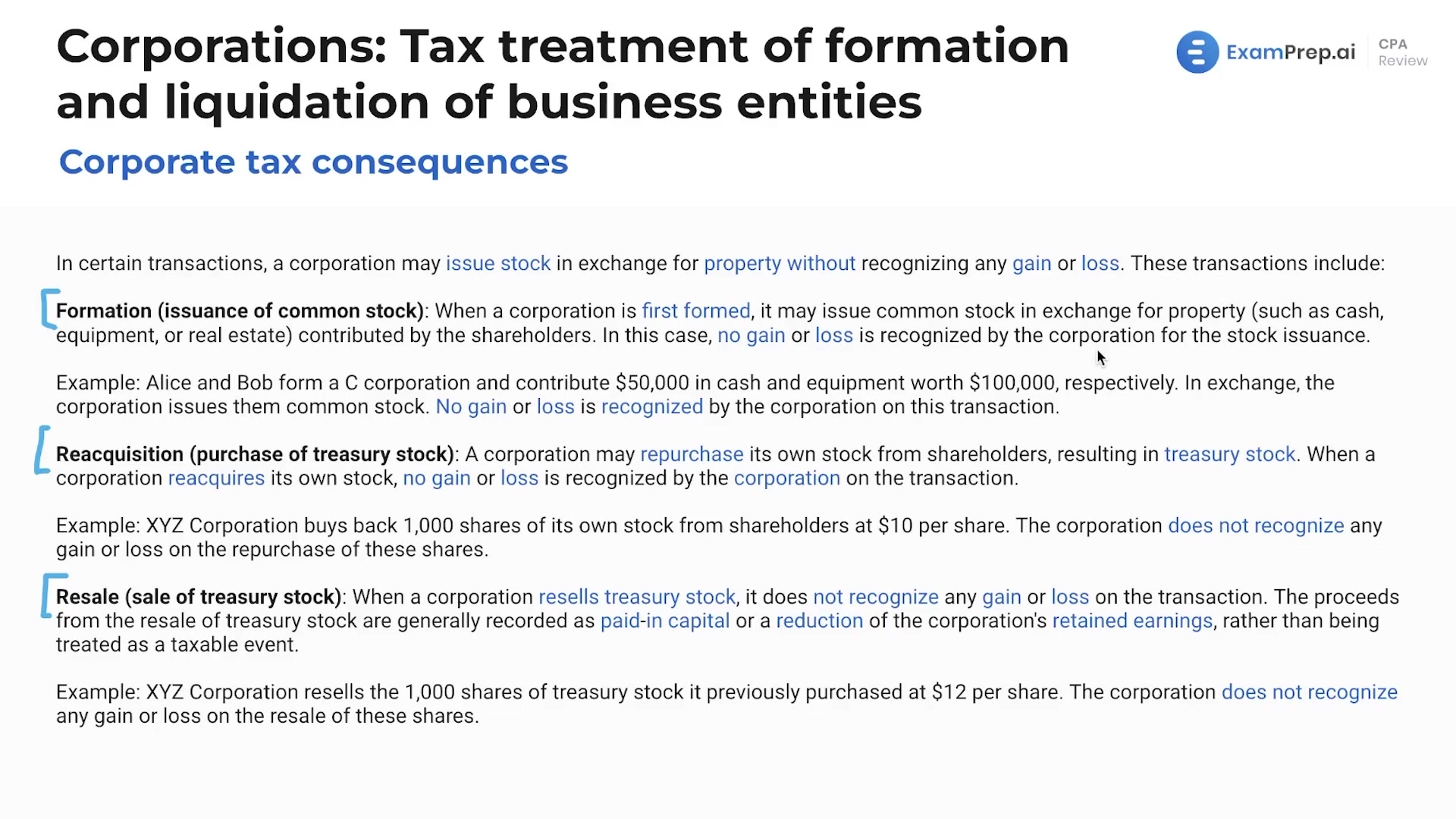 Issuance, Reacquisition, and Resale of Stock lesson thumbnail