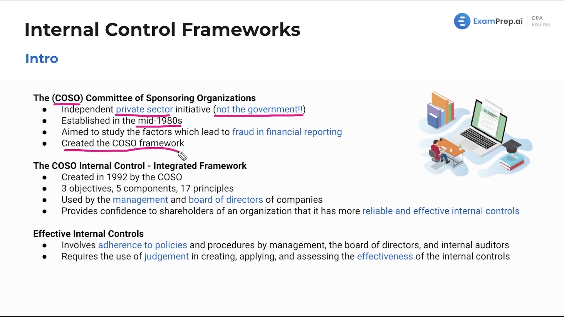 Introduction to Internal Control Frameworks lesson thumbnail
