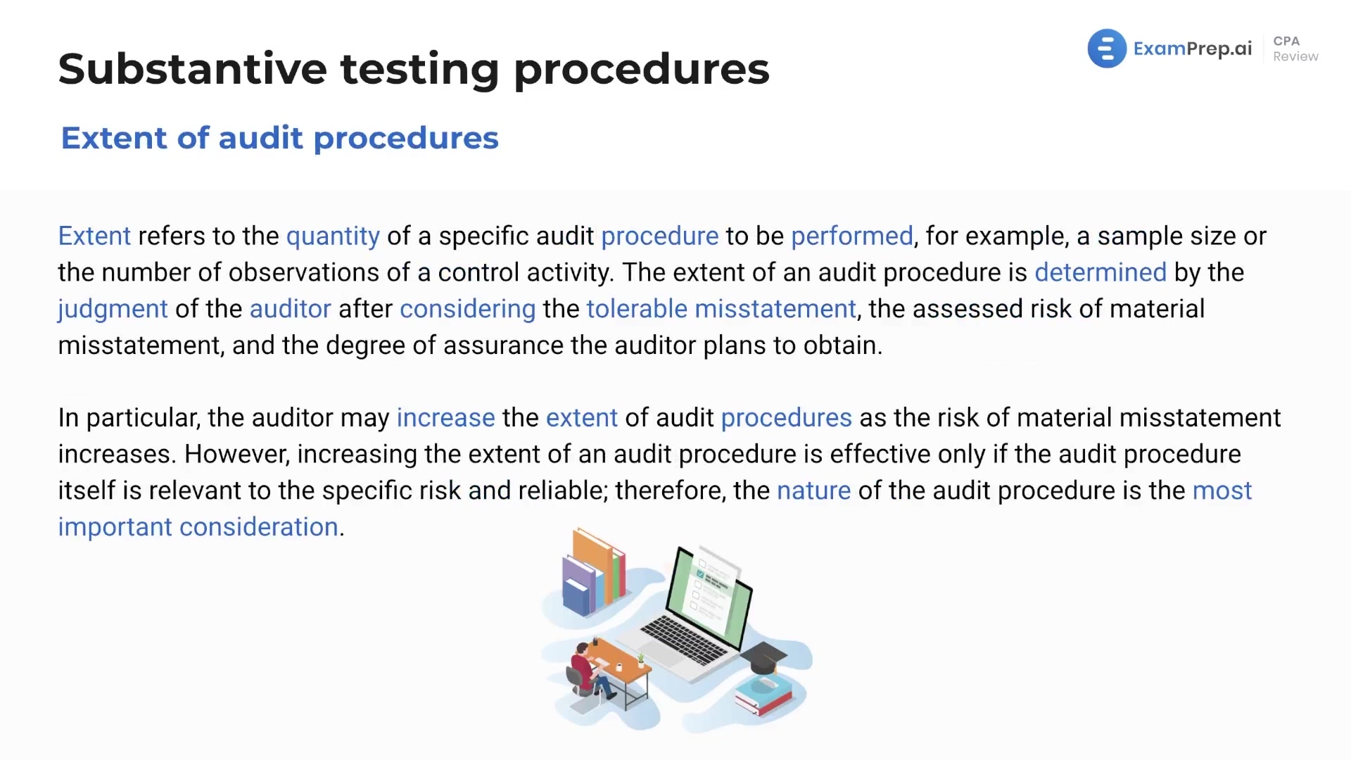 Timing and Extent of Audit Procedures lesson thumbnail
