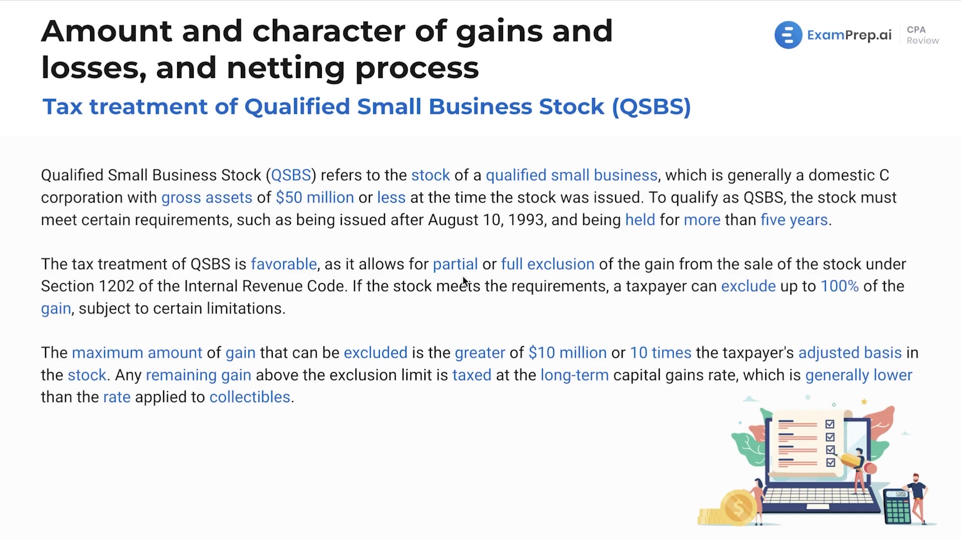 Qualified Small Business Stock lesson thumbnail