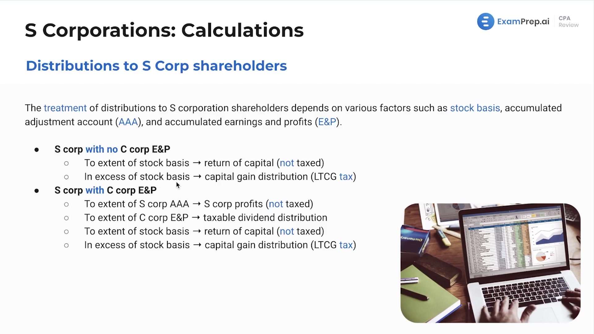 Distributions to S Corporation Shareholders lesson thumbnail