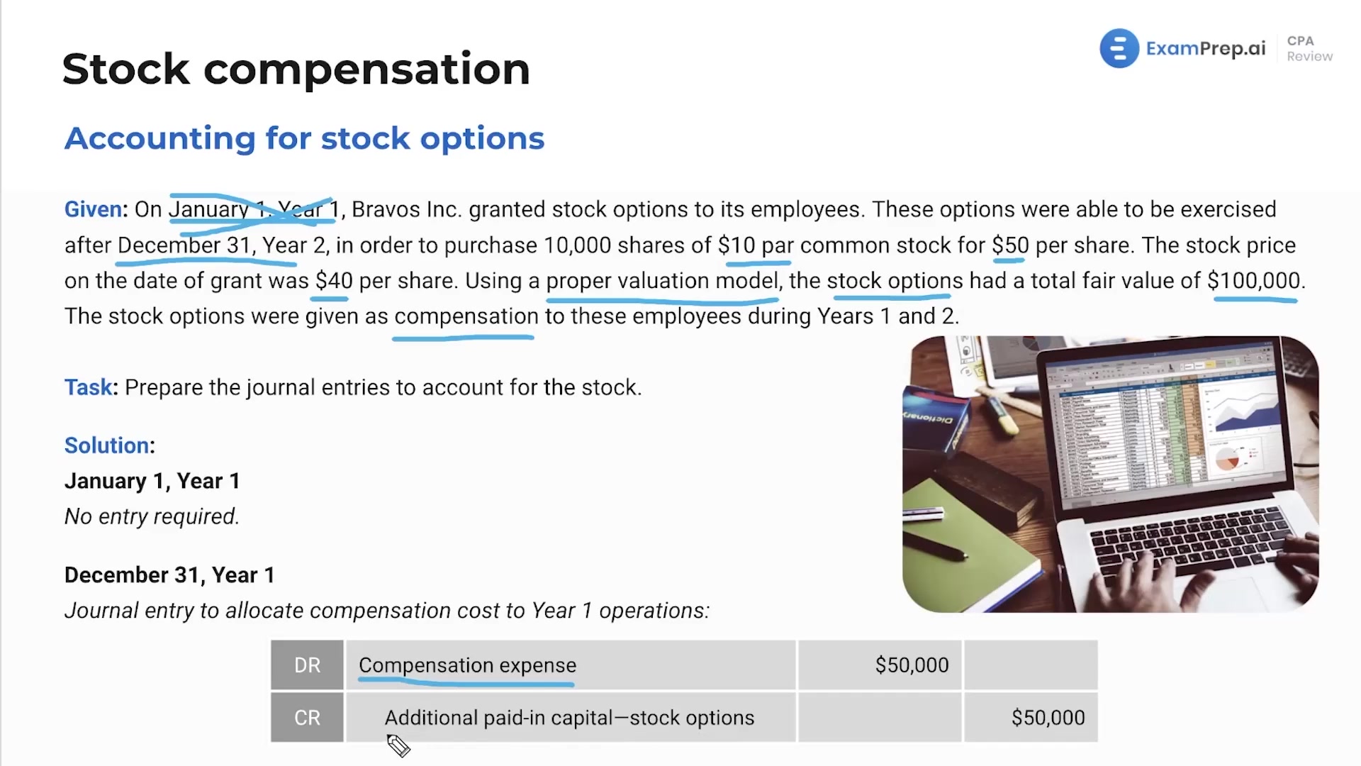 Accounting for Stock Options lesson thumbnail