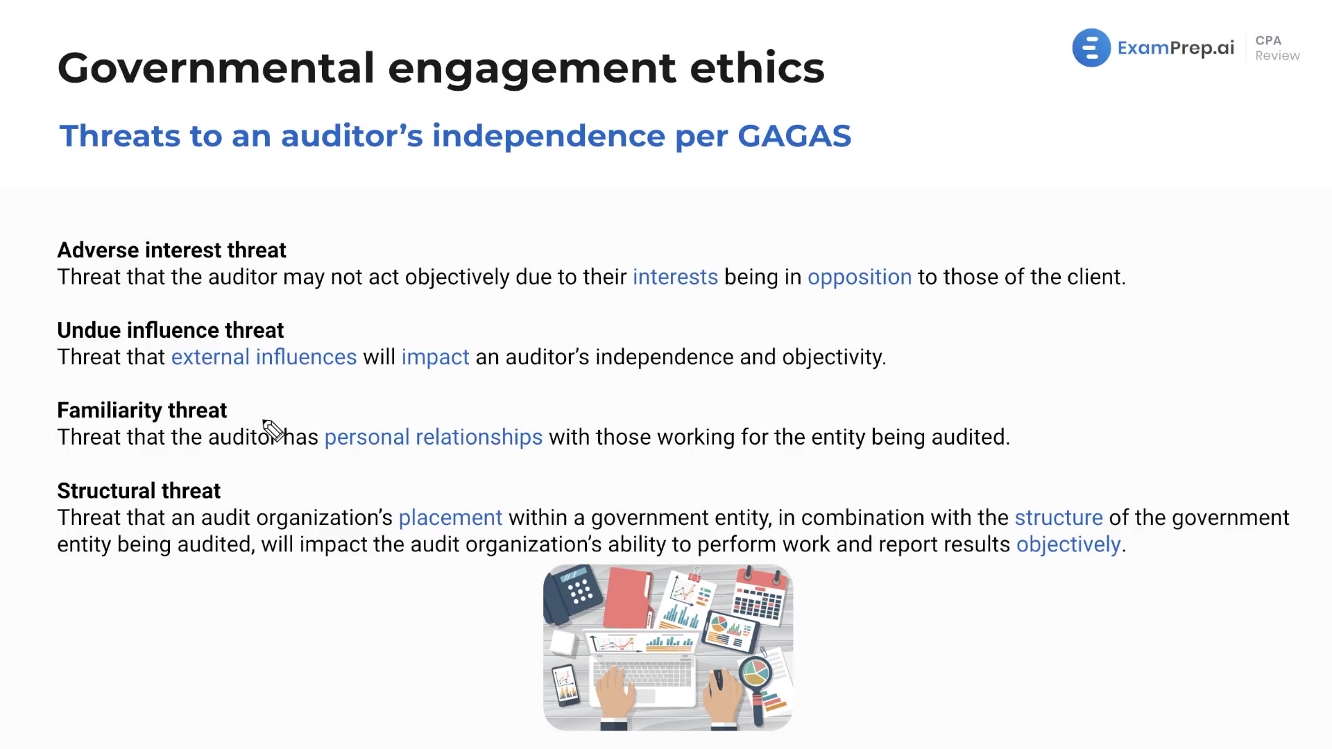 Threats to an Auditor's Independence lesson thumbnail